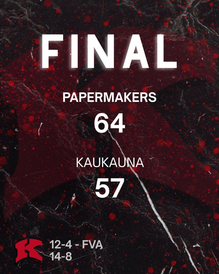 Big win in an electric environment tonight! 5 in a row, and 9 of 11 for the Makers. 

2026 Kegan Pleau 17 Pts, 5 Reb, 4 A
2027 Alex Krause 15 Pts, 9 Reb
2027 Cayden Vosters 13 Pts, 3 A
2026 Ryan Buchanan 11 Pts, 3 3PM
2026 Hunter Holschuh 6 Pts, 2 Reb, 1 Stl

#MakerGrit 🏀