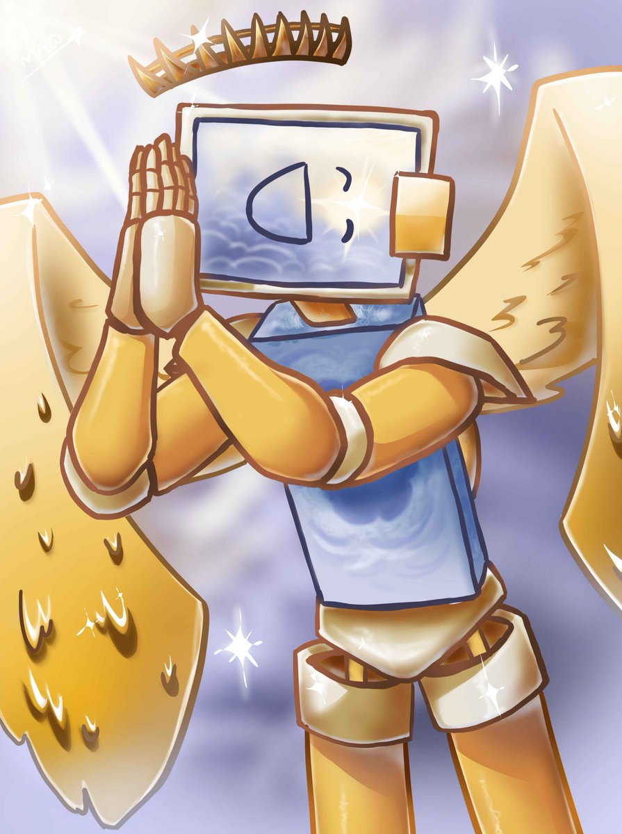 Hiii, angelware fanart :)) only took like 3 hours #dieofdeath

(I love angelware)