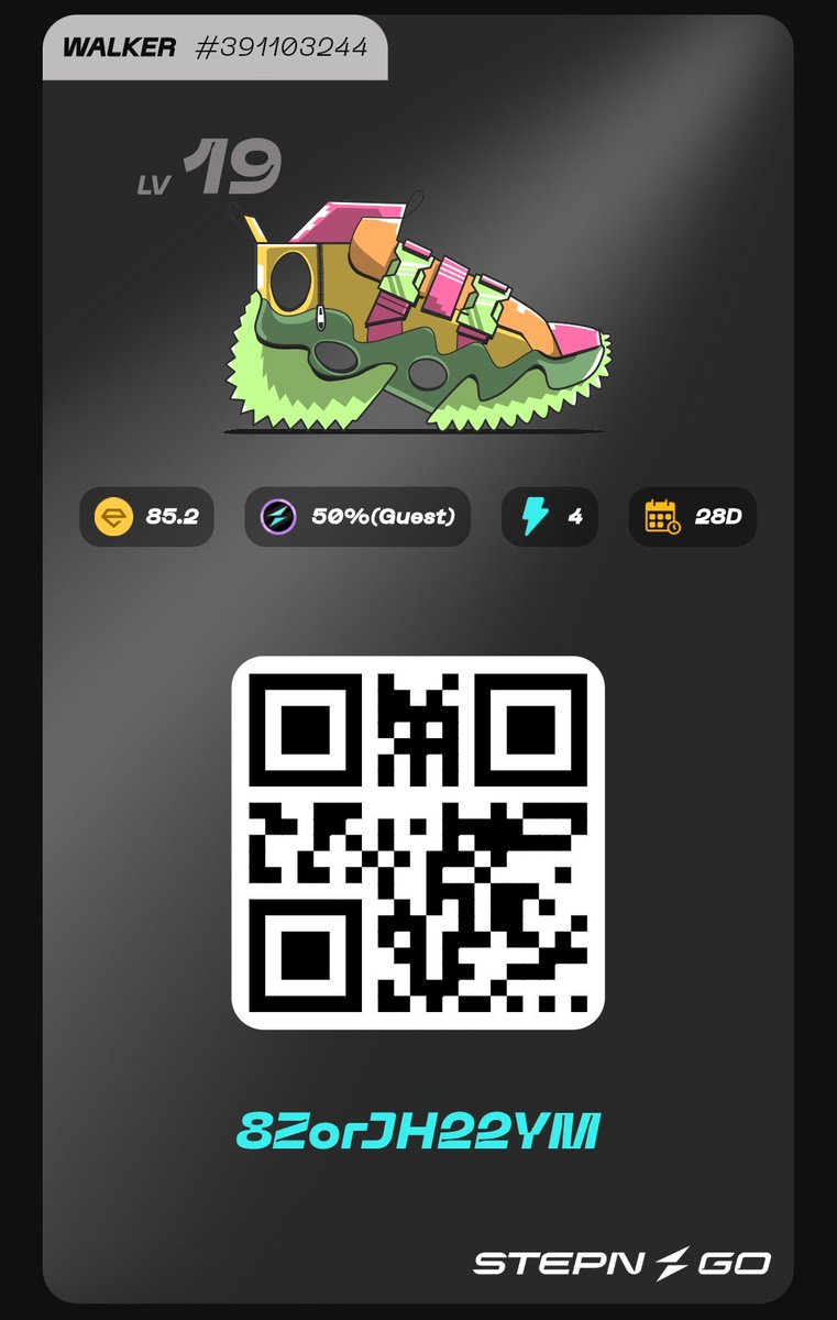 cryptocryin's tweet photo. #STEPN #STEPNGO 
50/50
8ZorJH22YM https://t.co/pSSOtSUC8b