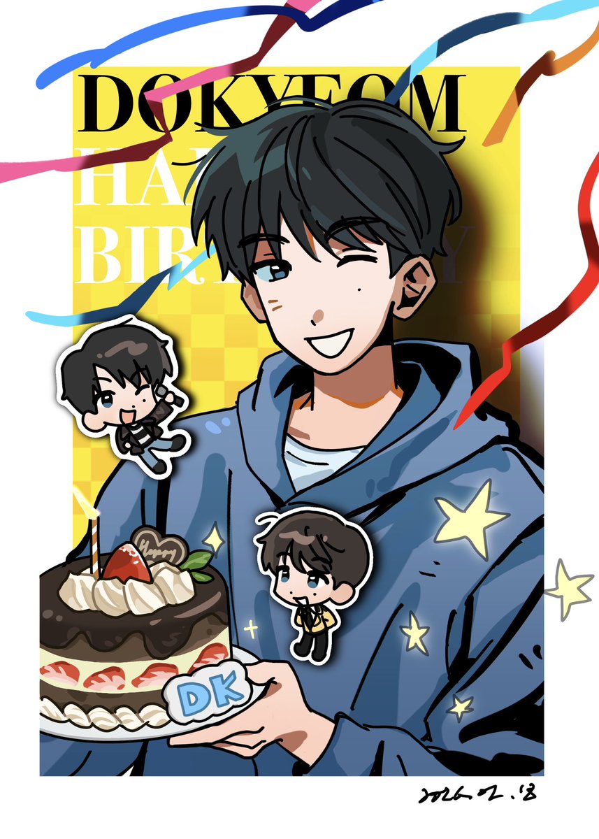 #백한번째의_생일까지_그때도_도겸이와
#OurRockstarDKday
生日快乐～😚🐕🎊🎊