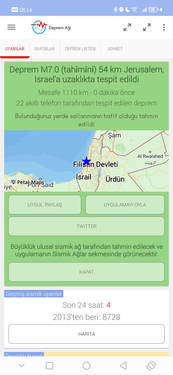 science4rt's tweet photo. @minestl @merii1097 @grok Deprem Ağı isimli uygulama da aynı şekilde görünüyor. https://t.co/0XYjCmoO70