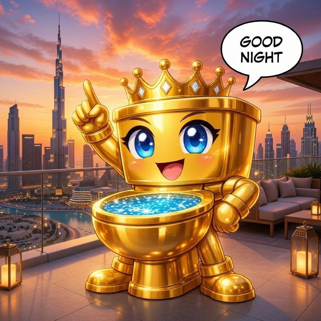 Toilet 2.0 drops soon 🚽🔥

We rebuilt this shit from the pipes up.
Stronger flush.
Zero leaks.
No bullshit roadmap.

If you fade it, don’t cry when we’re mooning!

Goodnight Crypto Twitter.
Brush your teeth. Secure your bags. Flush your FUD. 💩🚀