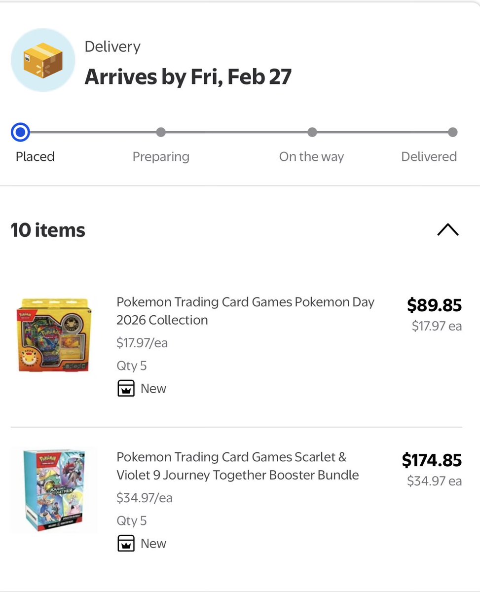 Thank you <a href="/Walmart/">Walmart</a> for #PokemonTCG great pricing!