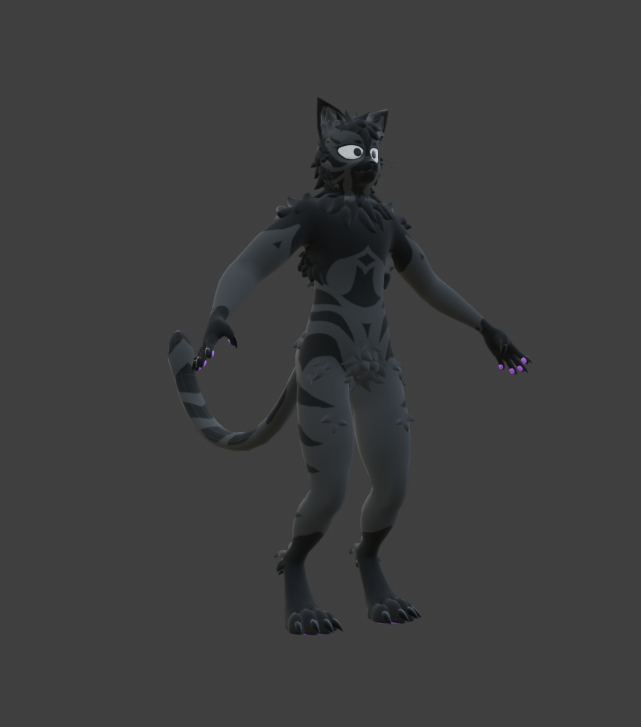 descended_kings's tweet photo. a character i randomly worked on for my story, and this character is based off a friend.

there will be two versions, of this character, they will look similar but are different people in the story. (still a wip)

#3d #3models #furry https://t.co/1loFfM3oUk