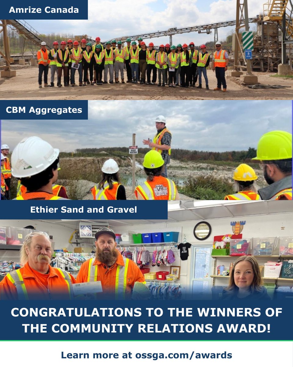 Ontario Stone, Sand & Gravel Association (OSSGA) tweet media