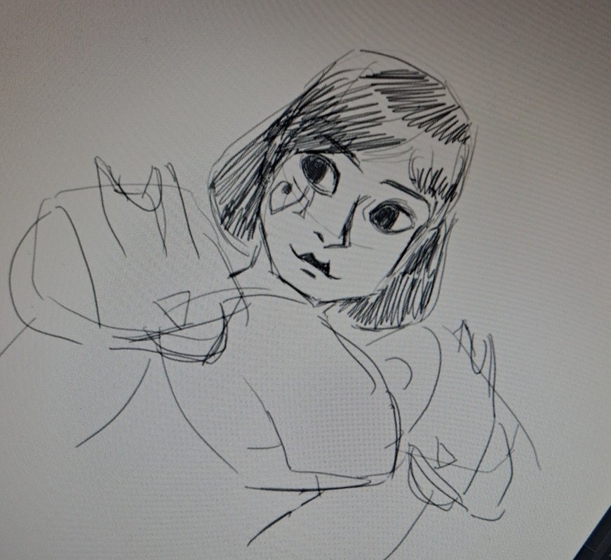 ClearTogether's tweet photo. Ouuh learning Krita is hard but I'll do it for her 💔 https://t.co/ogbVBZOIEK