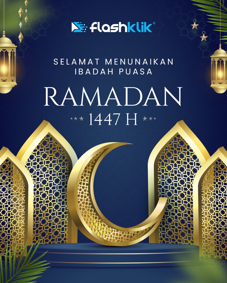 flashklik_id's tweet photo. Marhaban ya Ramadan 🌙

Selamat menunaikan ibadah puasa.
Semoga bulan suci ini membawa keberkahan dan kedamaian untuk kita semua✨ https://t.co/jMGaLkysNp