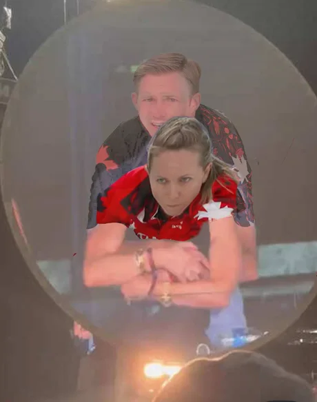 Canadian Curling Cheaters spotted at the Coldplay Concert