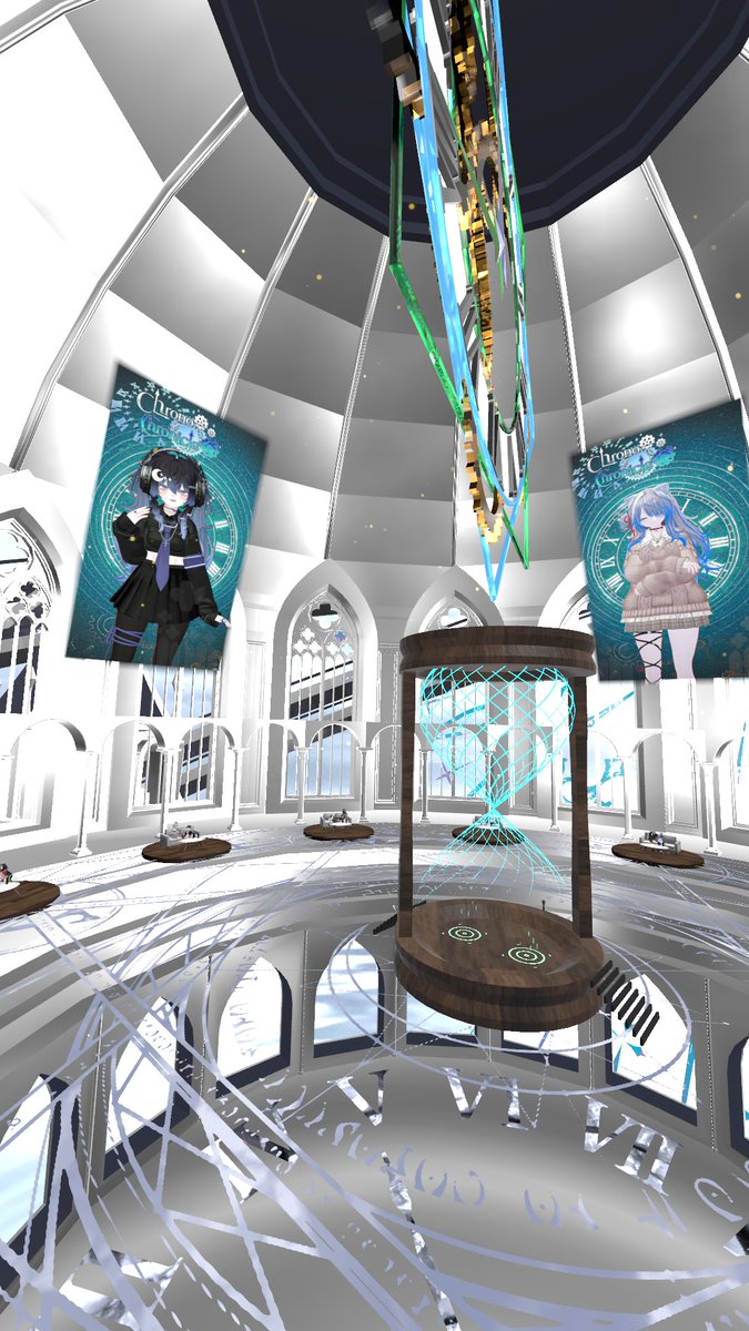 2月16日
クロノクロニクル第6回営業にお越しいただきありがとうございました！ 
2日遅れでしたがお菓子を用意しての接客でした。守り人からチョコは貰えましたか？
次回は2月26日です、よろしくお願いいたします⌚

#VRCクロクロ
#VRCイベント