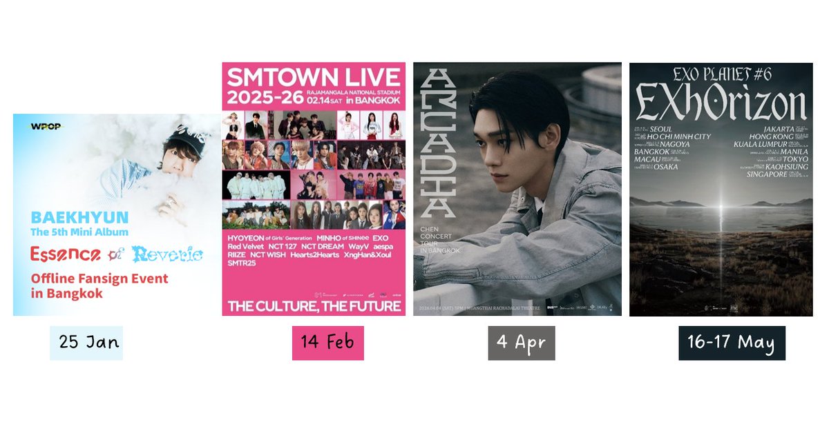 ปี 2026 พึ่งเดือนที่สองป้าแอ๋วบุ๊คตารางไว้แล้ว 4 อีเวนท์ ปีก่อนจบไปที่ 8 อีเวนท์ อาชีพหลักชั้นคือไปคอนแล้วตอนนี้ ทำงานเพื่อหาเงินไปคอน จะไปทุกคอน5555555555555