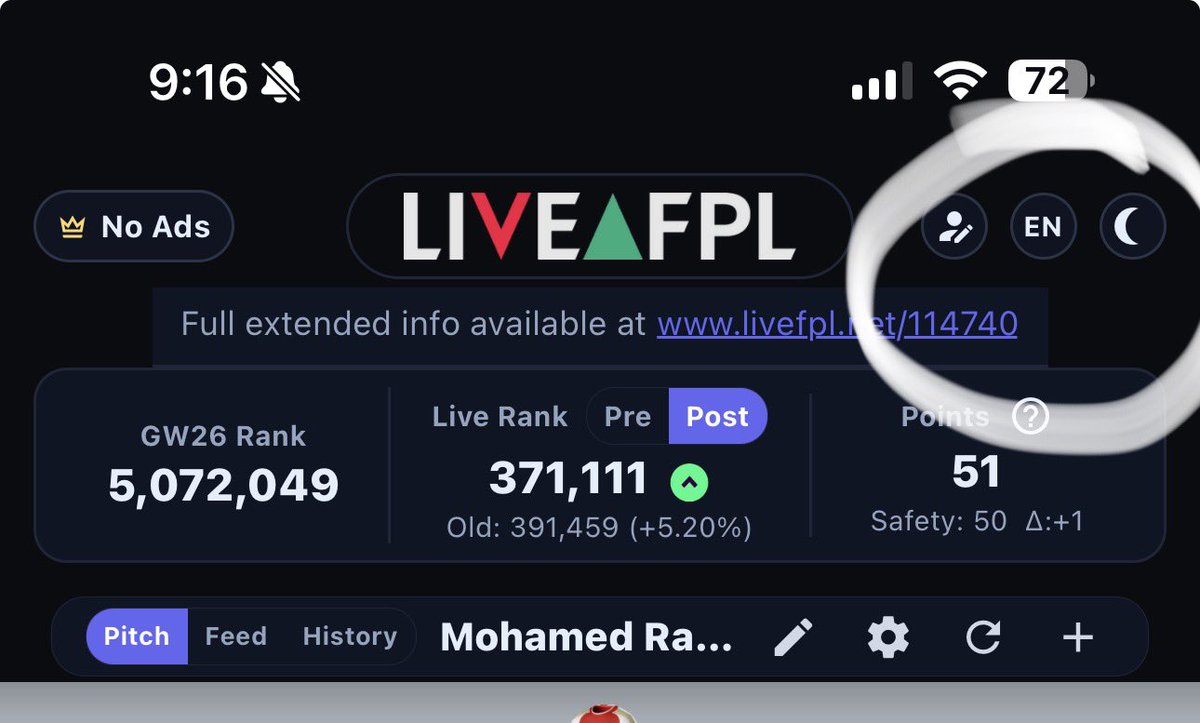 LiveFPL tweet media