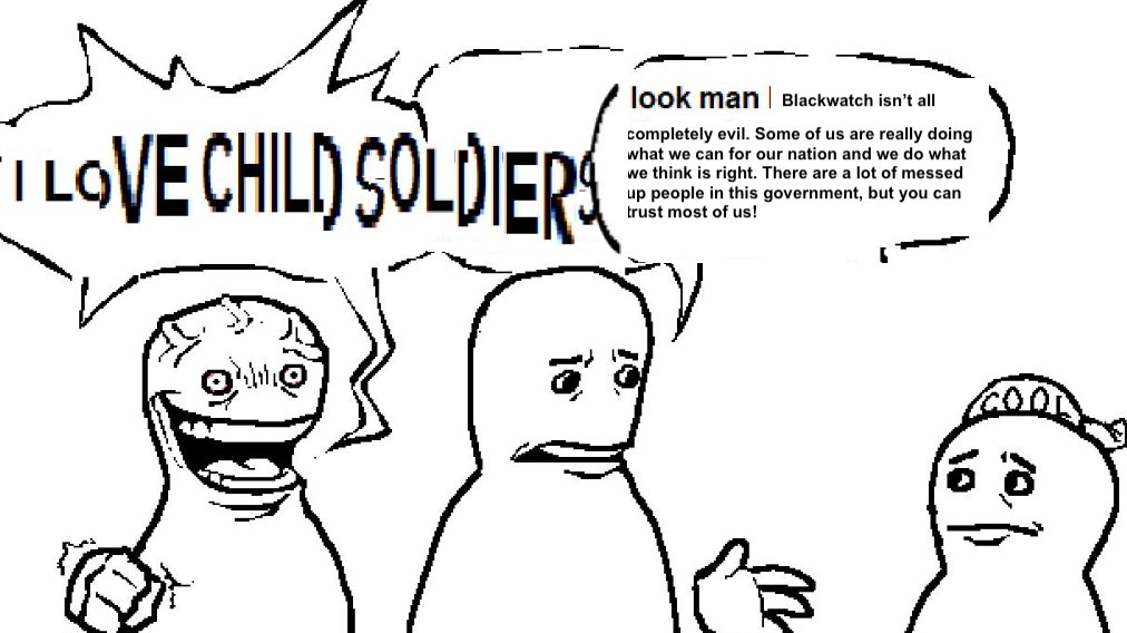 stickposting (using Cier Blackwatch in your duelist backstory)