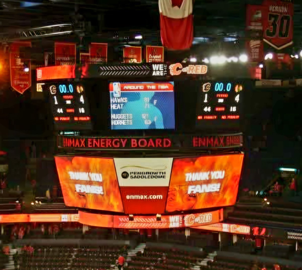 thecoss10's tweet photo. My 2nd NHL Arena was at the Saddledome back in 2009. We watched the Calgary Flames get eliminated by the Chicago Blackhawks in Game 6 (Round 1) of the Stanley Cup Playoffs. The Saddledome is set to be replaced by the 2027-28 NHL Season. https://t.co/WfX66dEU92