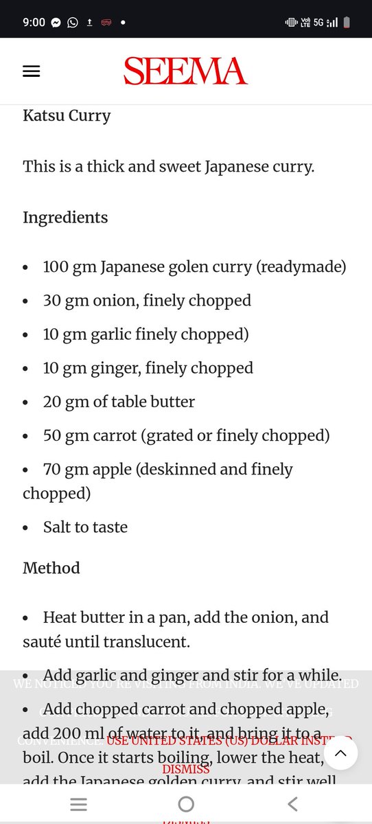 chefgautamkumar's tweet photo. Recipe for Corn Tempura with Katsu Curry featured in Seema magazine. Thanks to @bindugopalrao #recipe #corntempura #seemamagazine #chefgautamkumar #japanese 

https://t.co/ODZ6g7h2uq https://t.co/IRjVZElq8I