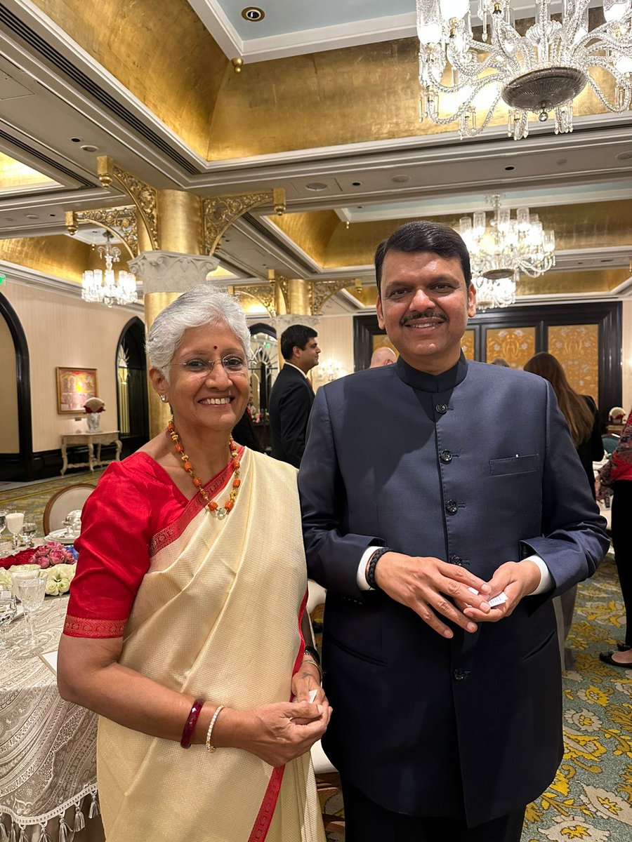 Proud moment for Coimbatore! 

Chairman of Pricol &amp; Co Founder of Siruthuli Tmt.Vanitha Mohan was the only guest Invited from Tamil Nadu to the Dinner party Hosted by our Hon'ble Prime Minister <a href="/narendramodi/">Narendra Modi</a> to the French President <a href="/EmmanuelMacron/">Emmanuel Macron</a> &amp; his team.