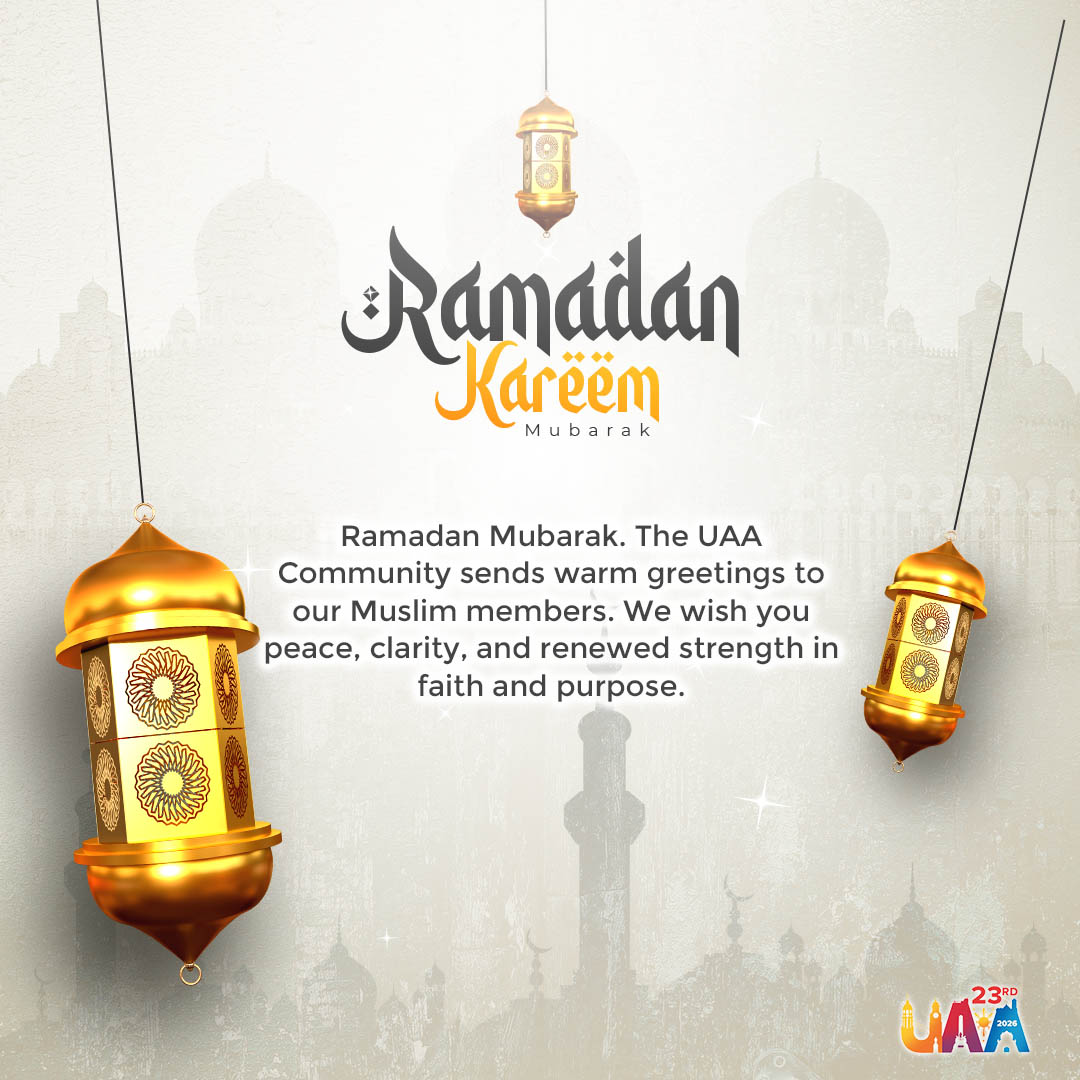 UAA2026's tweet photo. Ramadan Mubarak, the UAA Community is wishing may this blessed month bring you peace, clarity, and renewed strength in both your faith and your purpose. 🌙 https://t.co/7Qyvleo5E7