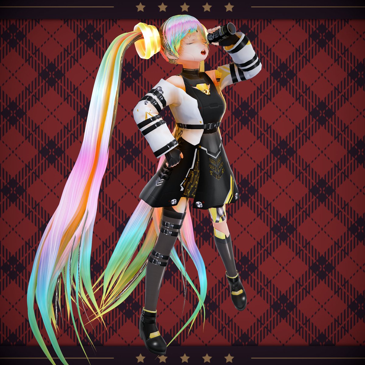 Here is your daily reminder to hydrate, gamers!
#Vtuber #VRoid #VrmPosingDesktop