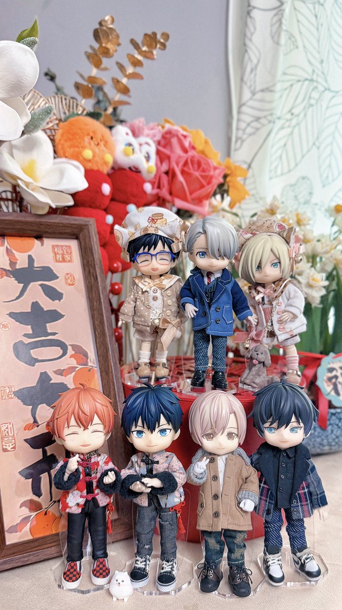 happy cny #ギヴン #テンカウント #ユーリonice #オビツろいど