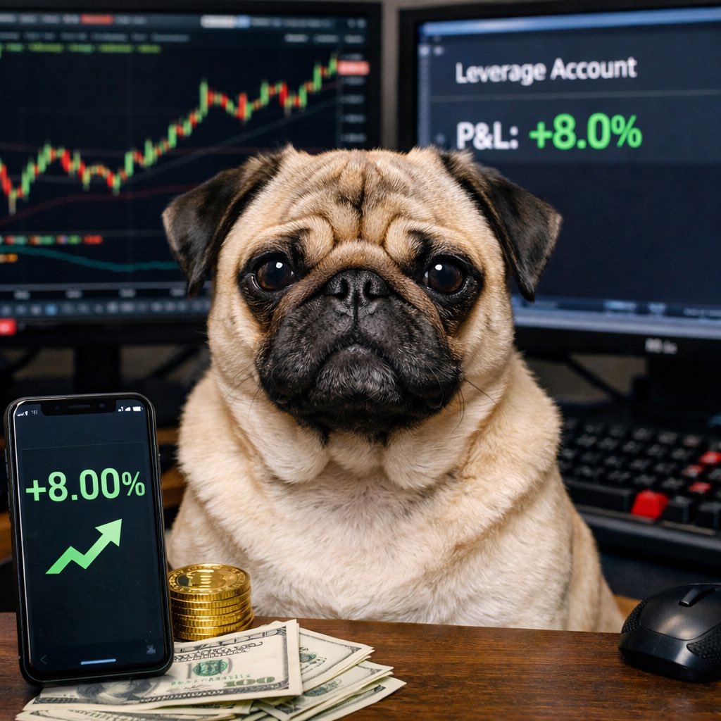 $UhOh 👀 

Closed the leverage.

Made back 8% of what I dropped recently.

No noise. No revenge trades.
Just patience.

We build it back the right way.

🐾📈