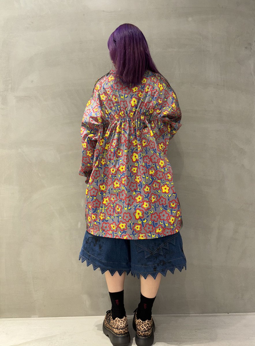 KIDILL × maya Shibasaki 
SHIRRING FLOWER L/S TEE
Color : GREY FLOWER
Size : FREE
Price  : ¥48,400-(tax in)

※通販はDMにて承ります

KIDILL 
MONSTER DENIM SHORT PANTS
Color : INDIGO
Size : 44
Price  : ¥68,750-(tax in)

※通販はDMにて承ります