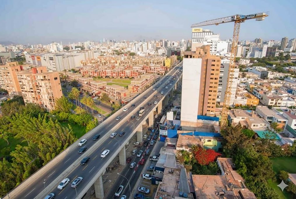 VecinosSi's tweet photo. @fietsprofessor Meanwhile in Lima, Peru (2026), city authorities are planning to remove trees and nearly 5,000 m² of green space to build an elevated highway. While many cities reclaim space for people, ours is still being designed for cars.

https://t.co/hfoDDYnipw https://t.co/A6lXjGiWQa