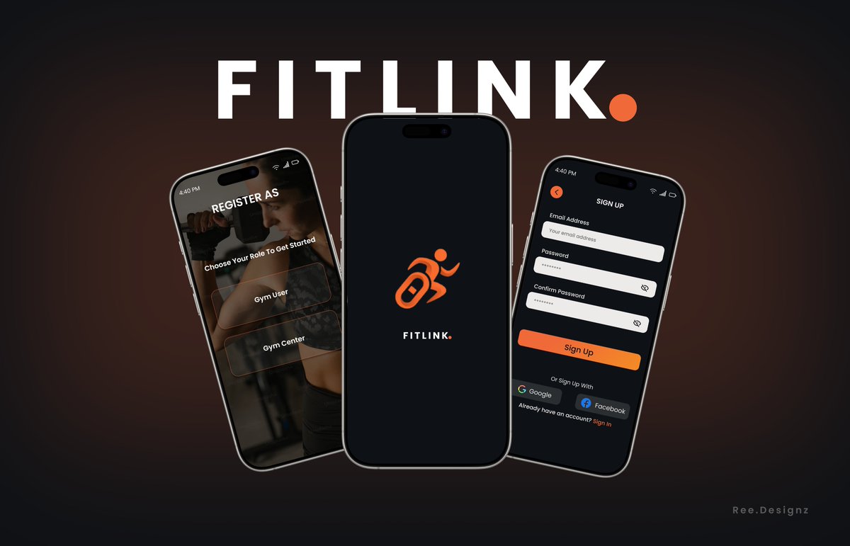 ReeDesignz's tweet photo. FitLink. is a comprehensive mobile platform designed to seamlessly connect gym-goers with local fitness facilities, streamlining memberships, bookings, and community engagement.

Case Study - https://t.co/bJbIYxpBwJ https://t.co/oBf9EsnpYq