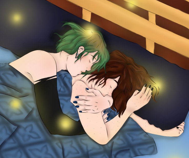 and with the lights on.