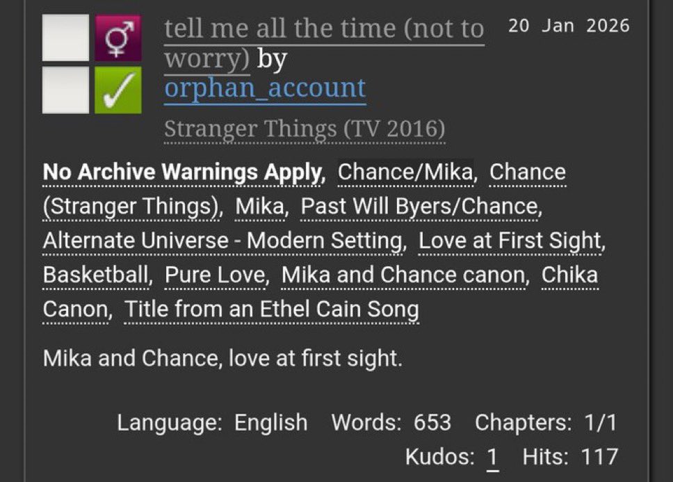 Snoopy_Osc's tweet photo. Proof that there was a fanfic made about Chika. Again, no one cares who you ship yourself with but it was clearly more than a joke or a joke that went on wayyyy too long #chikagate https://t.co/102w6oMRpm