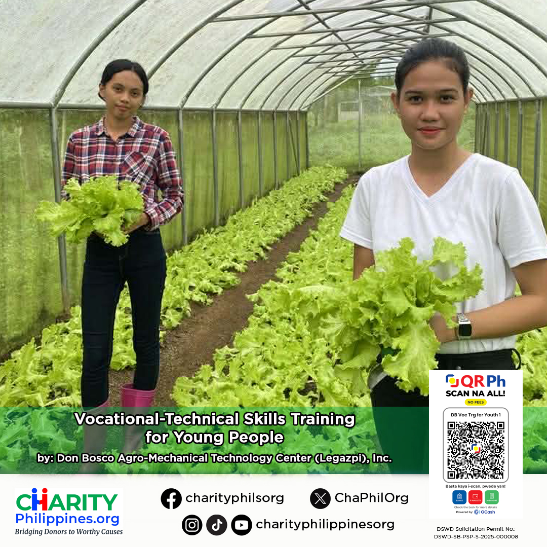 ChaPhilOrg's tweet image. These young women are not just studying agri-business—they’re cultivating a future free from poverty.
 
In the Bicol Region, many young people from low-income families finish high school but cannot afford the technical training needed for stable employment. Don Bosco–Legazpi