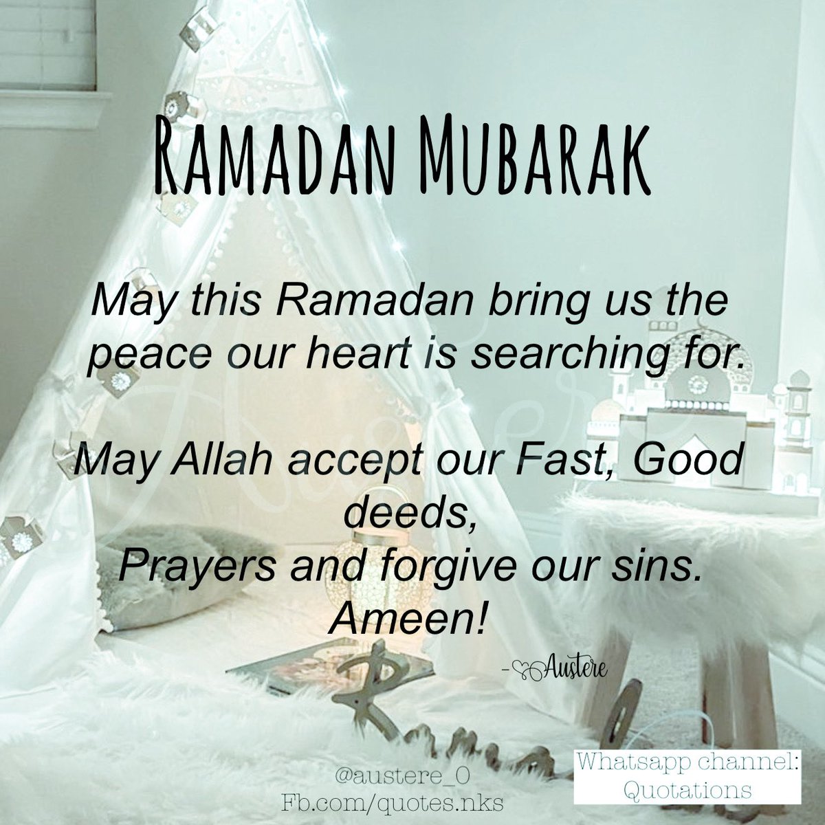 austere_0's tweet photo. Ameen 🤲🏻 Ramadan Mubarak to all Muslims! ✨🌙❤️
#Ramadan2026 https://t.co/U5aLOJSLUa