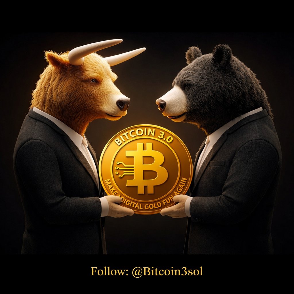 Bitcoin3sol's tweet image. Bitcoin3.0 (BTC3.0) is not just another token — it’s the next chapter of digital gold. 🪙