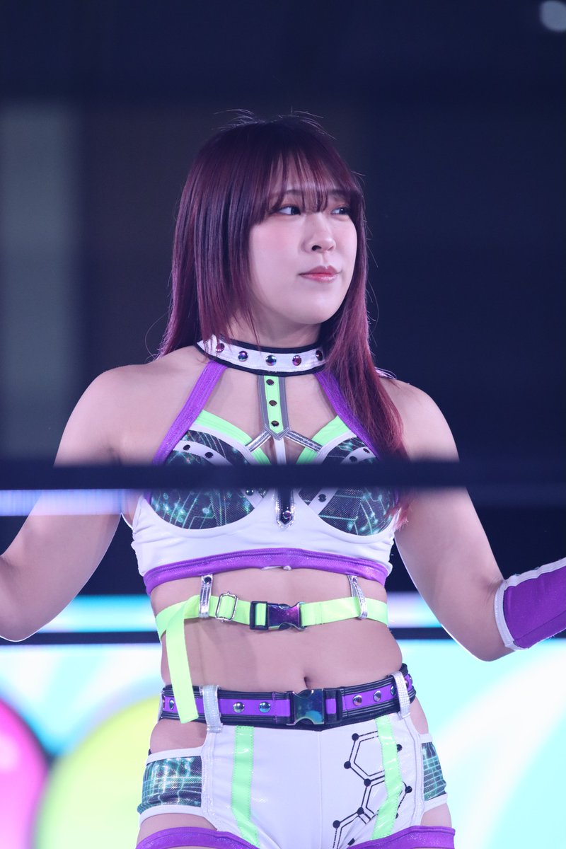 1976aurora's tweet image. 2026.1.24 スターダム
ベルサール高田馬場大会
あずみちゃんです🤗
#STARDOM 
#AZM