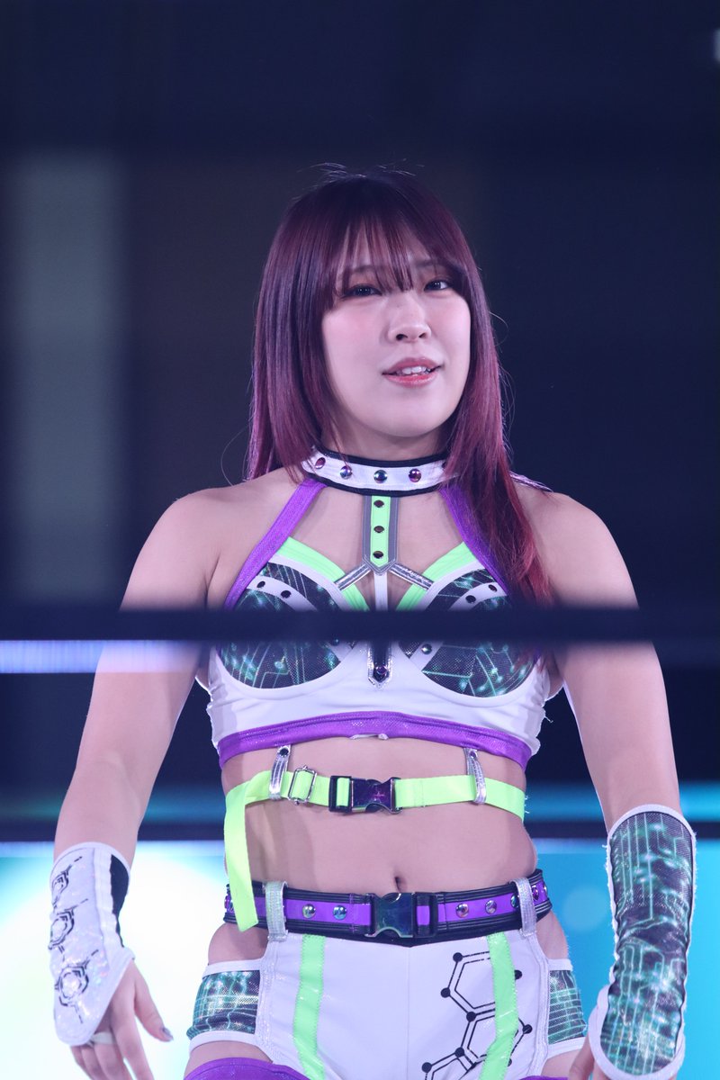 1976aurora's tweet image. 2026.1.24 スターダム
ベルサール高田馬場大会
あずみちゃんです🤗
#STARDOM 
#AZM