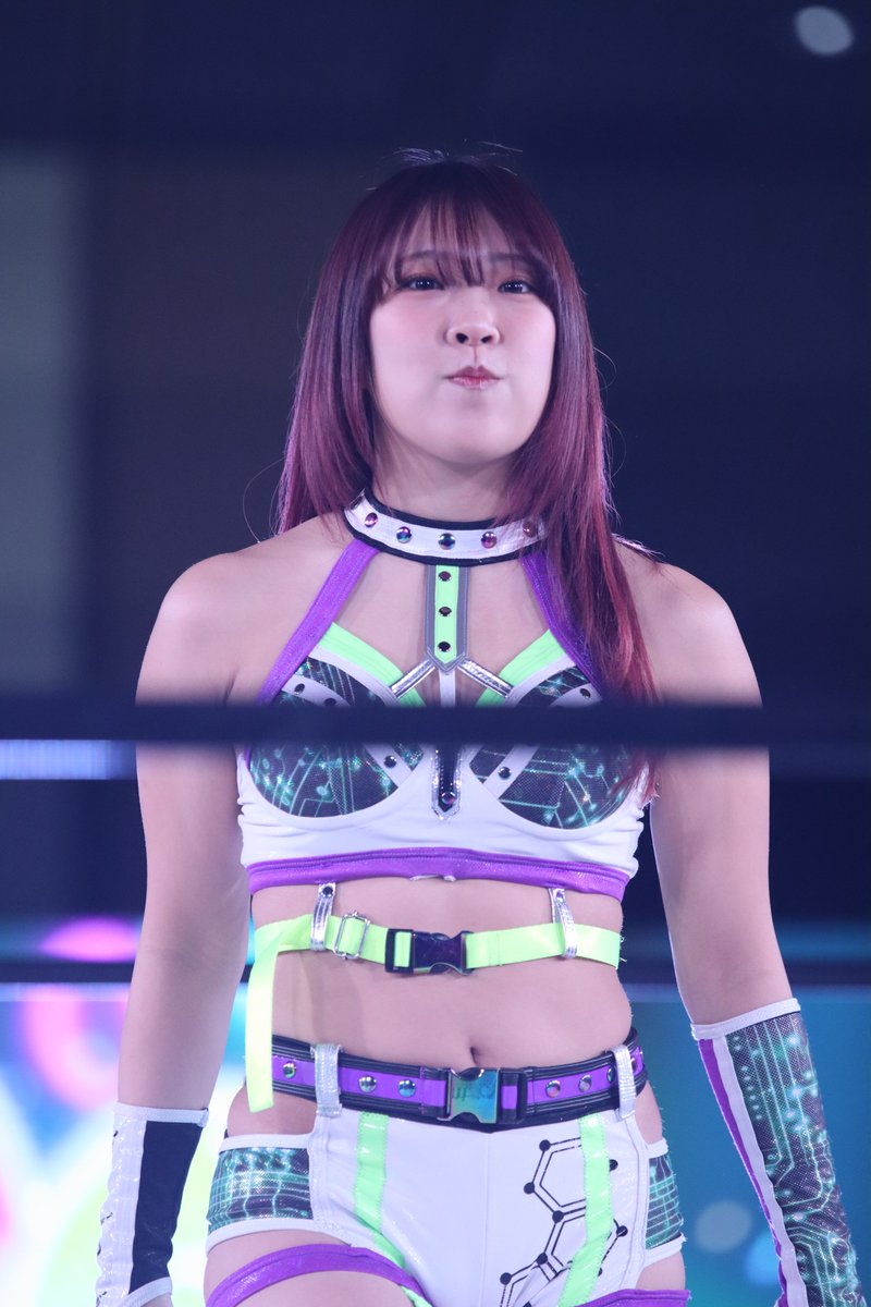 1976aurora's tweet image. 2026.1.24 スターダム
ベルサール高田馬場大会
あずみちゃんです🤗
#STARDOM 
#AZM