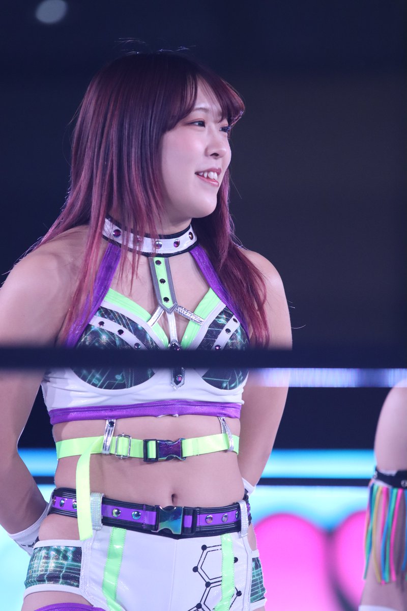 1976aurora's tweet image. 2026.1.24 スターダム
ベルサール高田馬場大会
あずみちゃんです🤗
#STARDOM 
#AZM