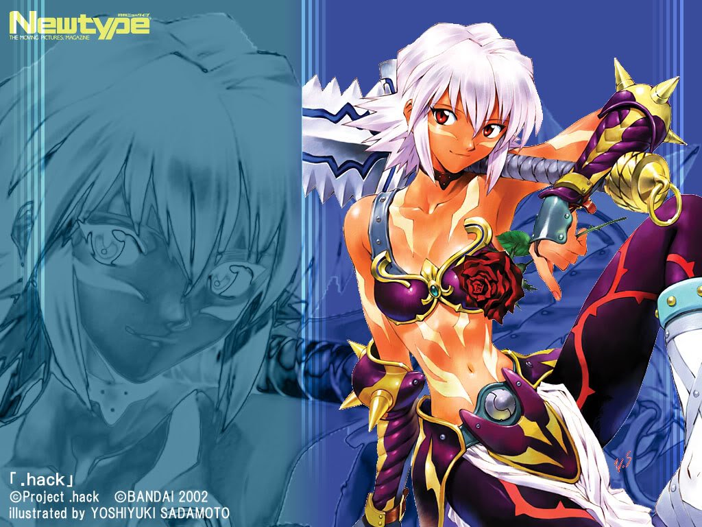 everyone talking about their favorite .hack designs. black rose rewired my brain when i was a kid