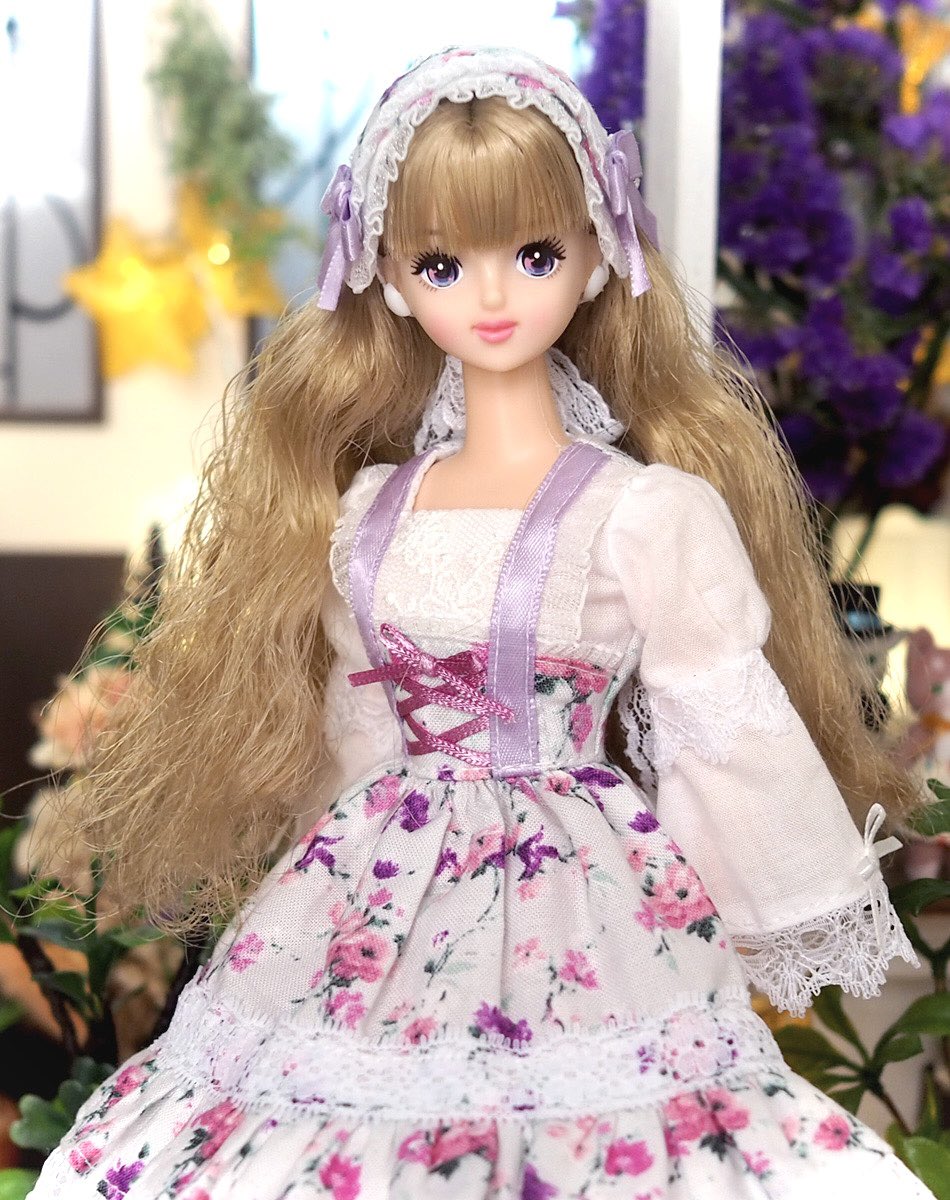 たまきさんの瞳の色ともバッチリ合ってるドレス💜🩷 #ジェニーフレンド