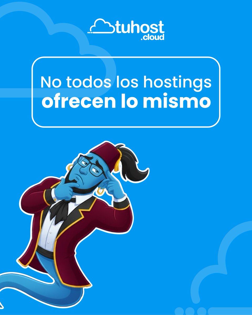 tuhost_cloud's tweet photo. Elegir bien tu hosting marca la diferencia. En Tuhost no hay letras chiquitas 🧞‍♂️✨
👉 Cámbiate a un hosting que sí cumple
#TuhostVsOtros #HostingComparativo #WebHosting #Emprendedores https://t.co/PnE6JtEaNB