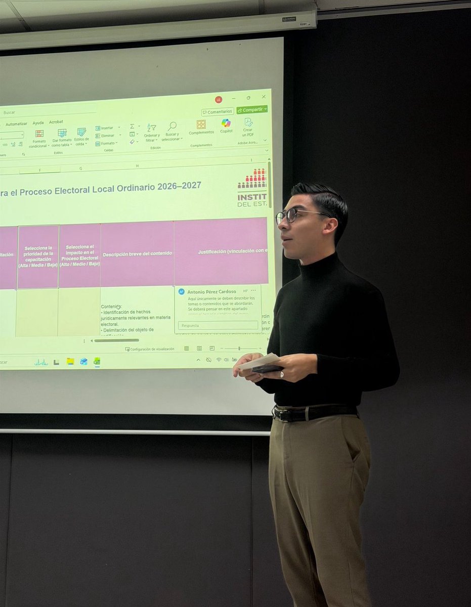 CornejoNegrete's tweet photo. Se vienen cositas… 🗳️
Programa de Capacitación del Proceso Electoral Local Ordinario 2026-2027 https://t.co/DUQLKMGhbp