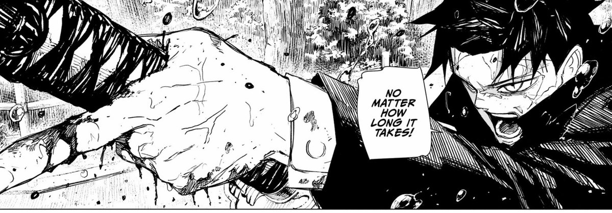 KaggyFilms's tweet image. Okay. Before I thought Kagurabachi was fine. More I read, this was getting good. 
But Enten VS Tobimune?
This fight. 
The panels. 
The whole back and forth between Chihiro and Samura… 

I can say this was peak.