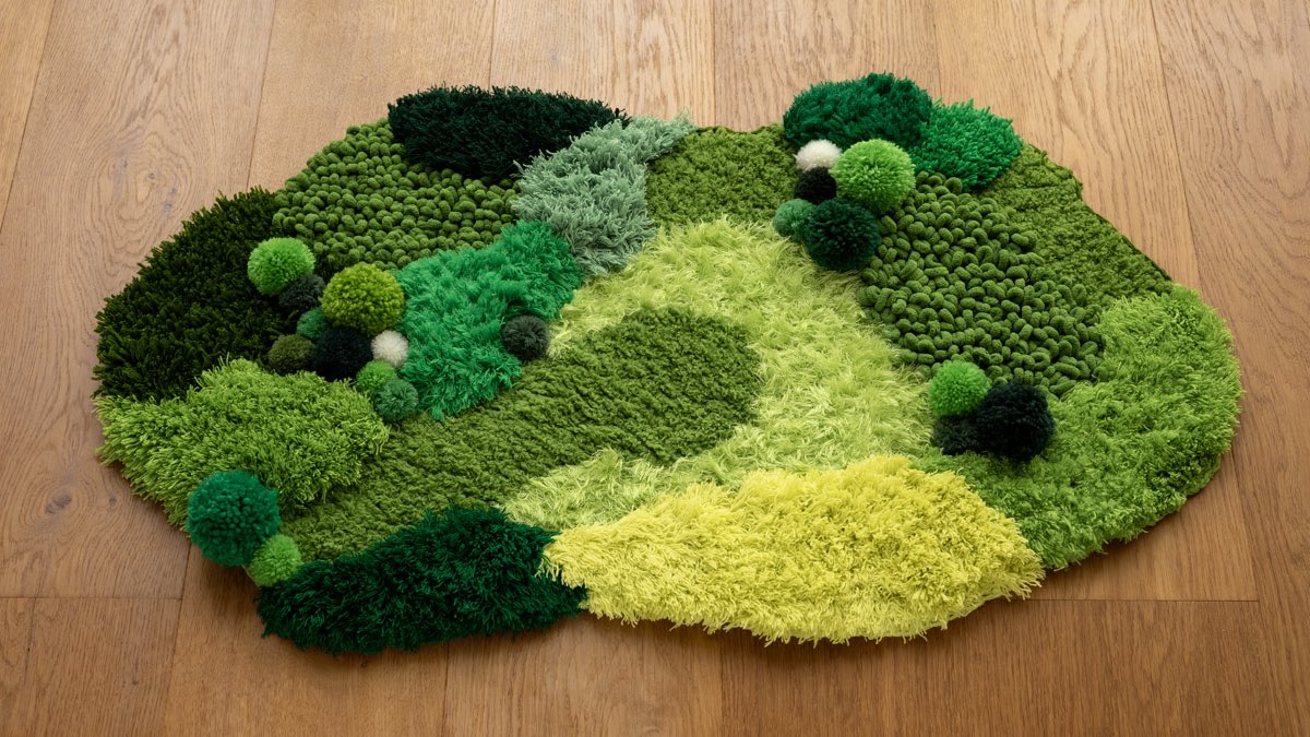 可愛い💕 苔というより、森を俯瞰で見てる感じ🌳