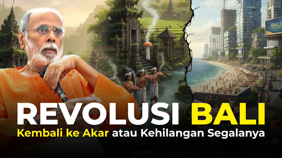 Refleksi tajam tentang wajah Bali hari ini—di tengah gemerlap pariwisata, investasi asing, dan gaya hidup materialistis yang kian dominan. 

Dengarkan Maharishi Anand Krishna

➡️ youtu.be/JijOB8IObgo

.

#AnandKrishna #Pencerahan #JatiDiri #AkarBudaya #Bali #RevolusiBali