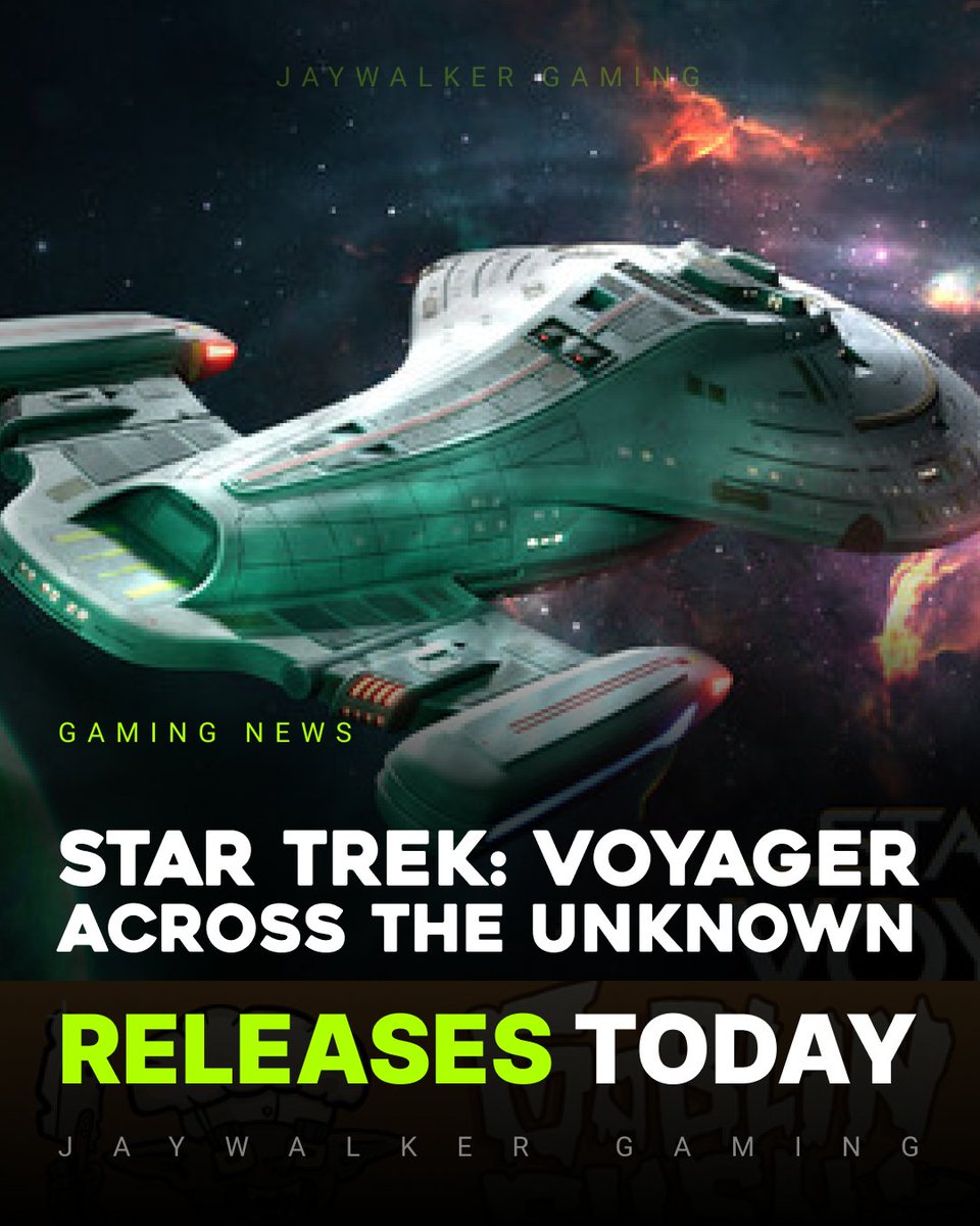 itsjaywalker's tweet photo. Your journey home starts today. 🌌

#StarTrekVoyager: Across the Unknown is OUT NOW! A survival rogue-lite where you manage the ship and crew. Careful: if Seven of Nine or Tuvok die in an away mission, they are gone for good. 💀

#StarTrek #Voyager #PS5 #Switch2 @Daedalic https://t.co/5JVnsJCG1W