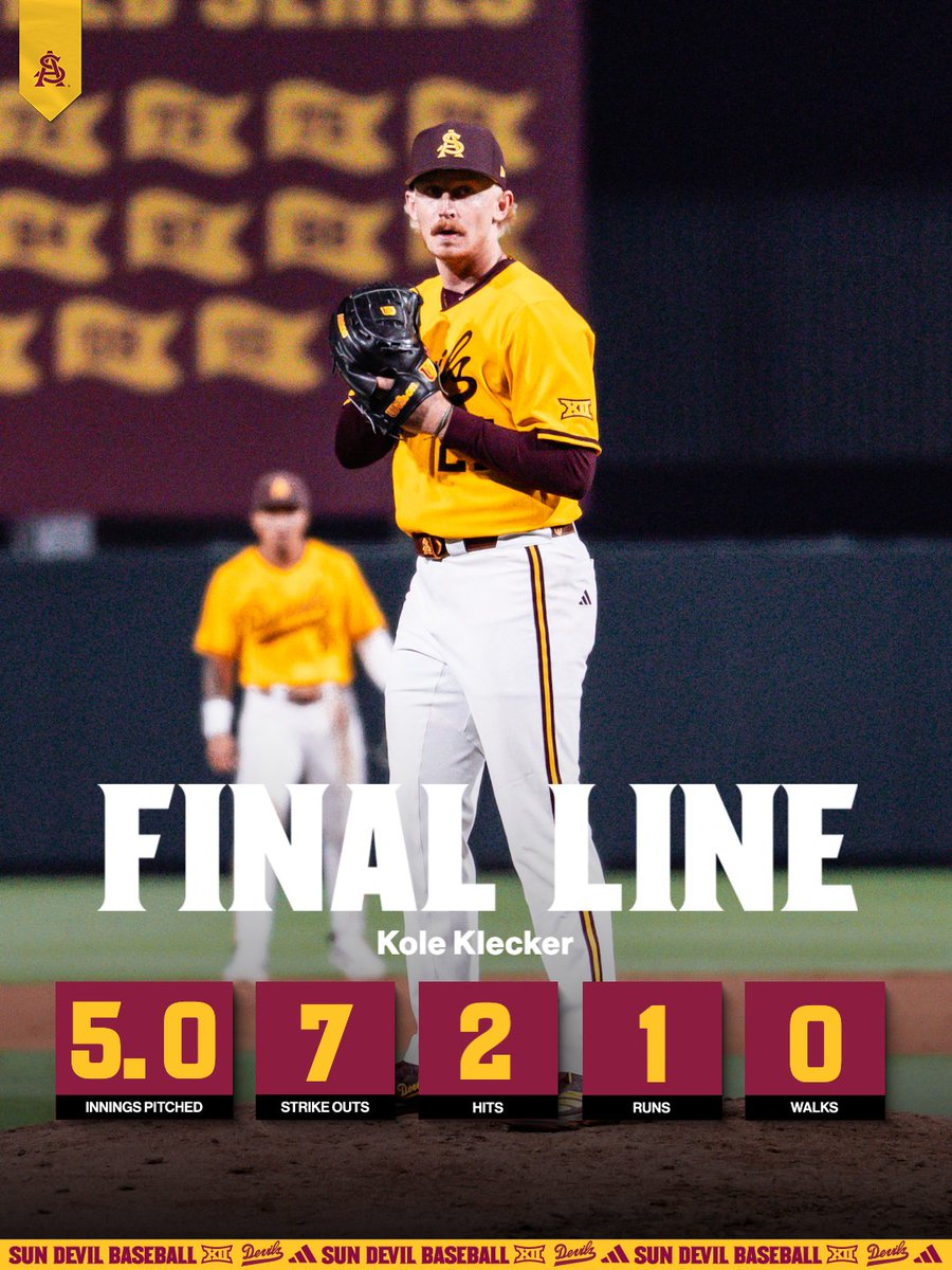 Sun Devil Baseball tweet media