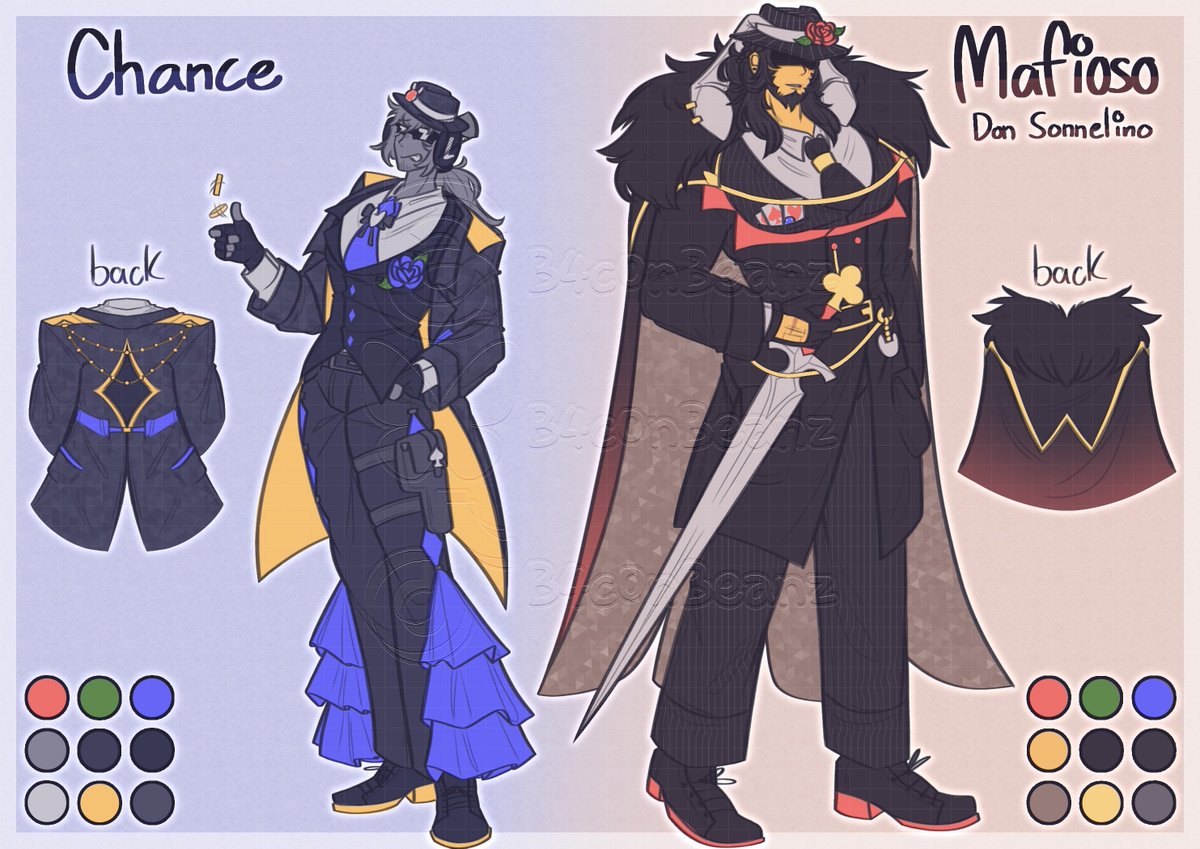 Chance n Mafioso redesign 

✨️🗡✨️🏳️‍🌈✨️🪙✨️
#forsaken #mafioso #chance #doublefedora