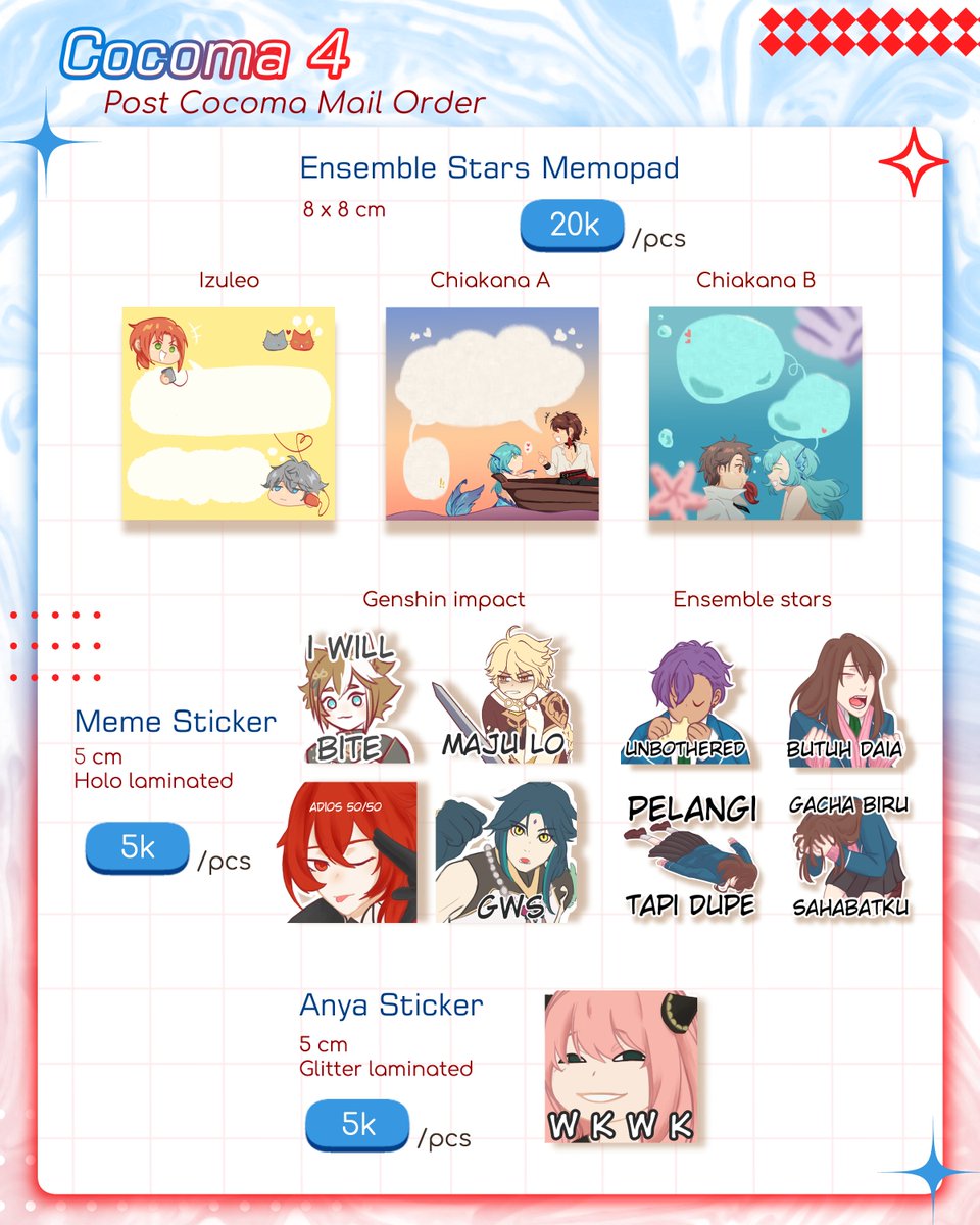 skynderjoy's tweet photo. [❤️&amp;🔁 are aprreciated! ]

Post #COCOMA4 sale/mail/preorder stuff ≡_(ゝヽε:)ﾉ

☑️DC (Wayne Bois), HSR, Shadow, Enstars
📦Manual Shipping
🗓️Form Close: 28 February 2026
🔗https://t.co/62B1S7K1E2 (or go to carrd on my profile!)

Feel free to dm or rep this for any questions 🫶 https://t.co/h5AwgfbIvK