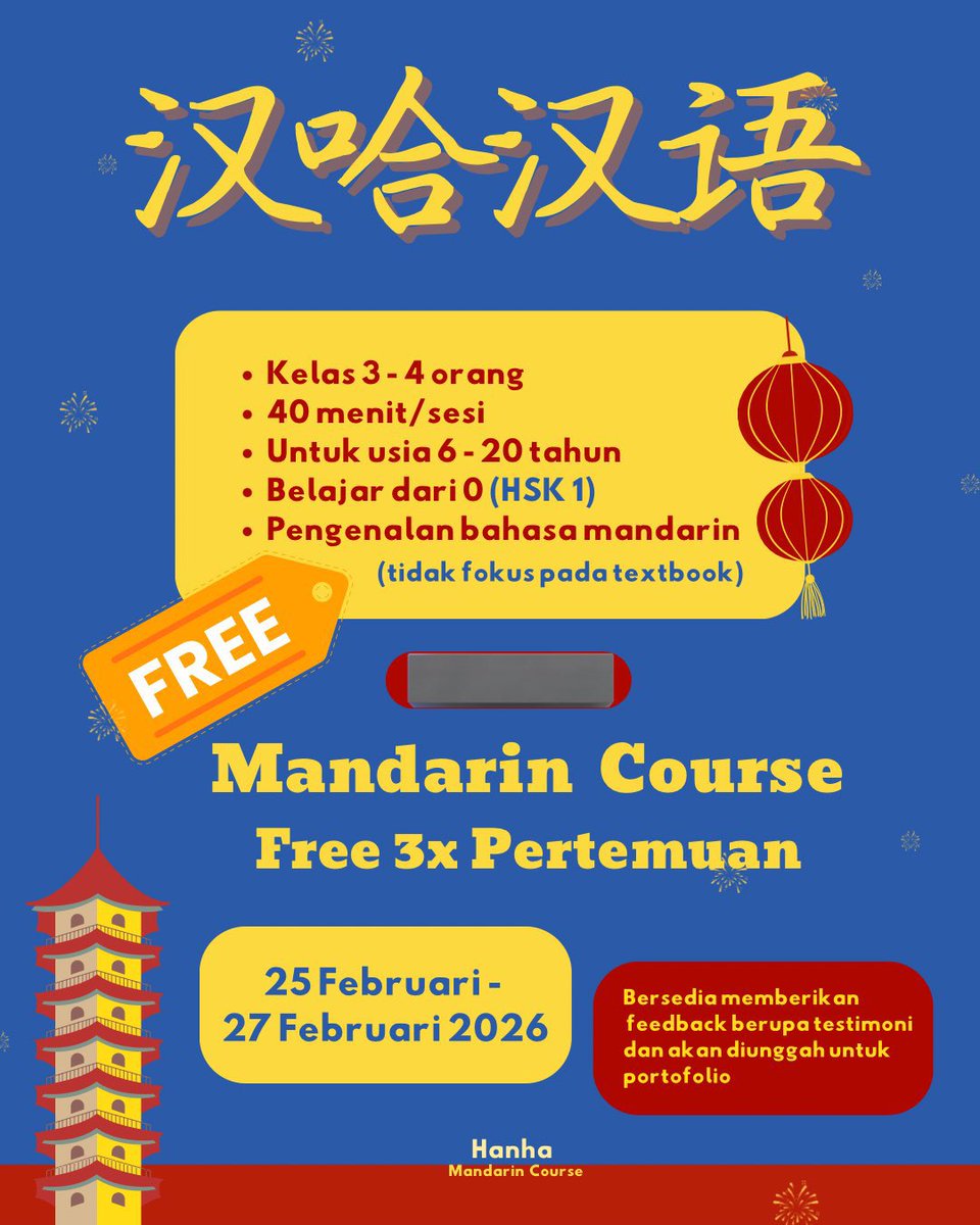 tata ✩| free trial mandarin course tweet media
