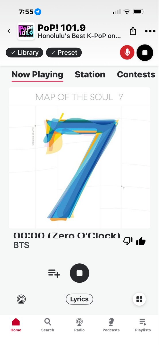 goreigo's tweet image. Thank you @Pop1019Hawaii for playing #ZeroOclock by @BTS_twt 💜💜💜💜💜💜💜🙏😊