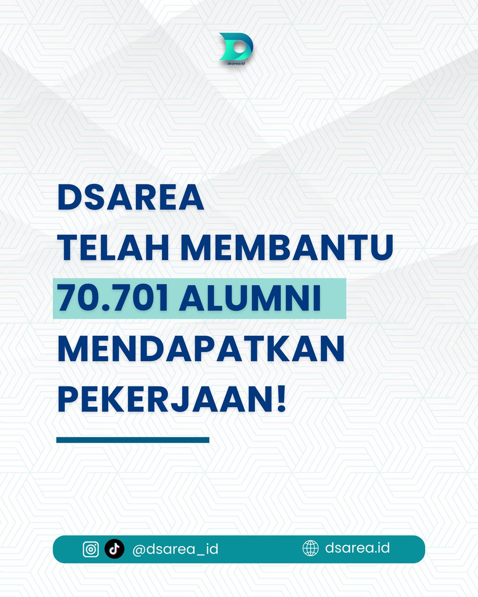 dsarea_id's tweet photo. ⚠️JOBSEEKER ALERT⚠️
Gass gabung bootcamp dsarea batch berikutnya, buruan daftar terkhusus jobseekers yang lagi cari kerja atau yang pingin upgrade skill
#jobseekers #bootcamp #excel #dsarea #upgradeskill https://t.co/9STXO1DTfp
