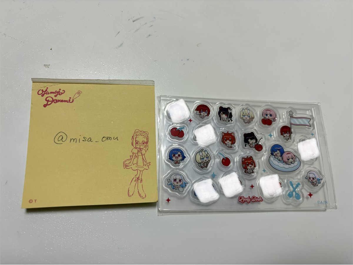 misa_omu's tweet photo. 【買取 】にじさんじ 8th with cake！8周年 Anniversary  Lovely Diner アクリルパーツ

求)画像2枚目⭕️の方>>定価(1点 50円)+送料

譲)画像内無印

郵送希望
お支払いはpaypay、メルペイ、振込どれでも可

よろしくお願いいたします。 https://t.co/vp3UFCS5GQ